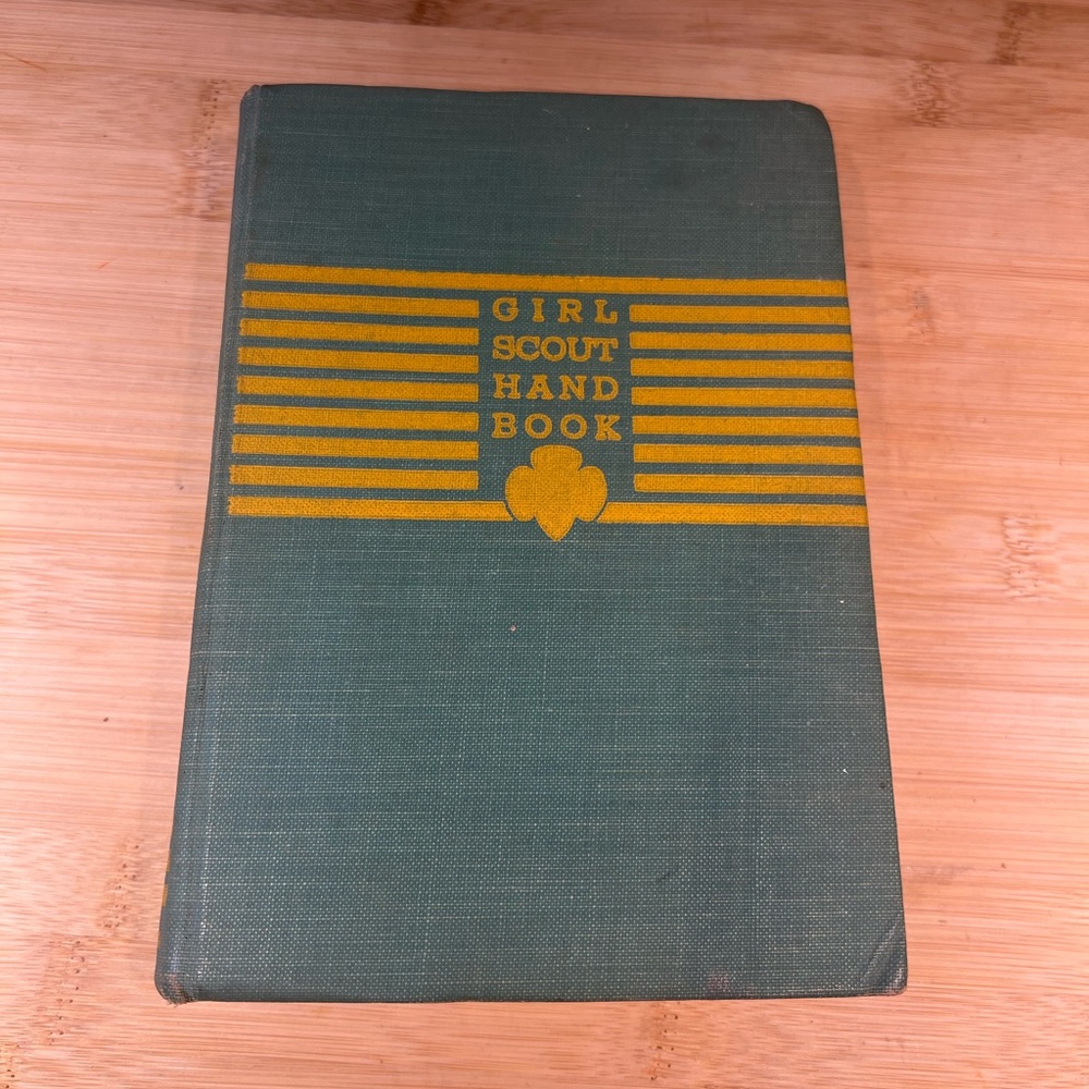 Vintage 1940 Girl Scout Handbook Hard Cover